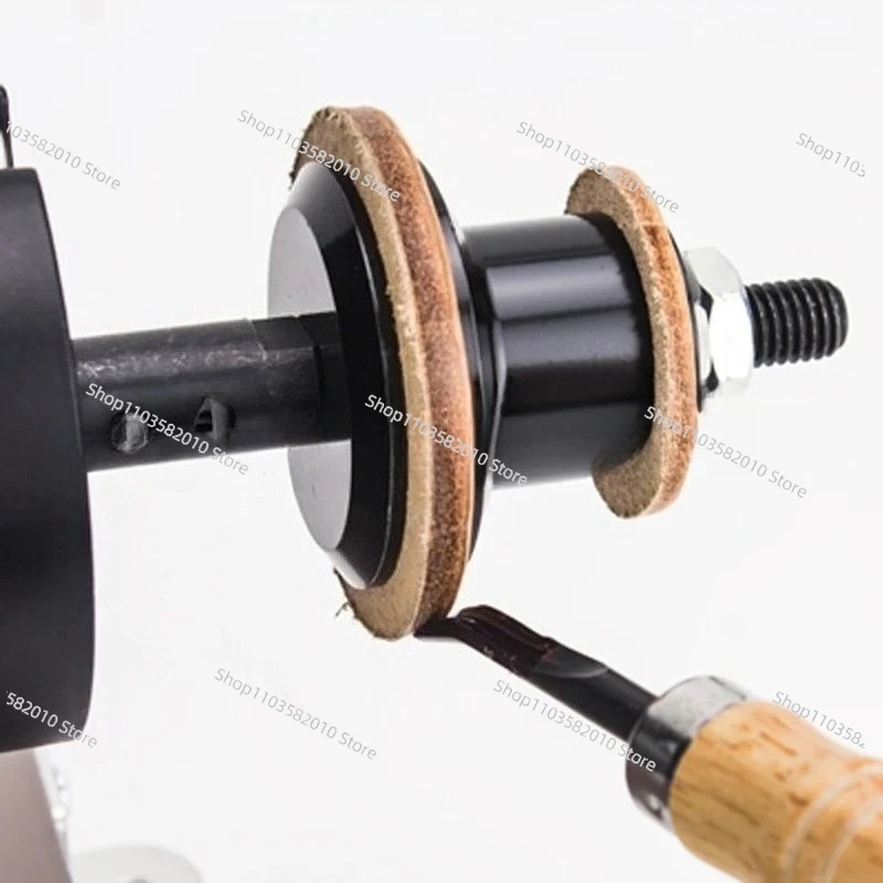 110/220V Belt Edger Grinding Machine 350W, Leather Edge Polishing & Engraving Tool for Practical Polishing