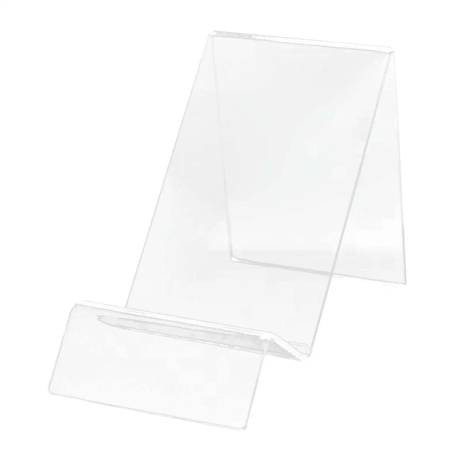 Transparent Acrylic Phone Stand Holder Sturdy for Dining Table Desktop Books