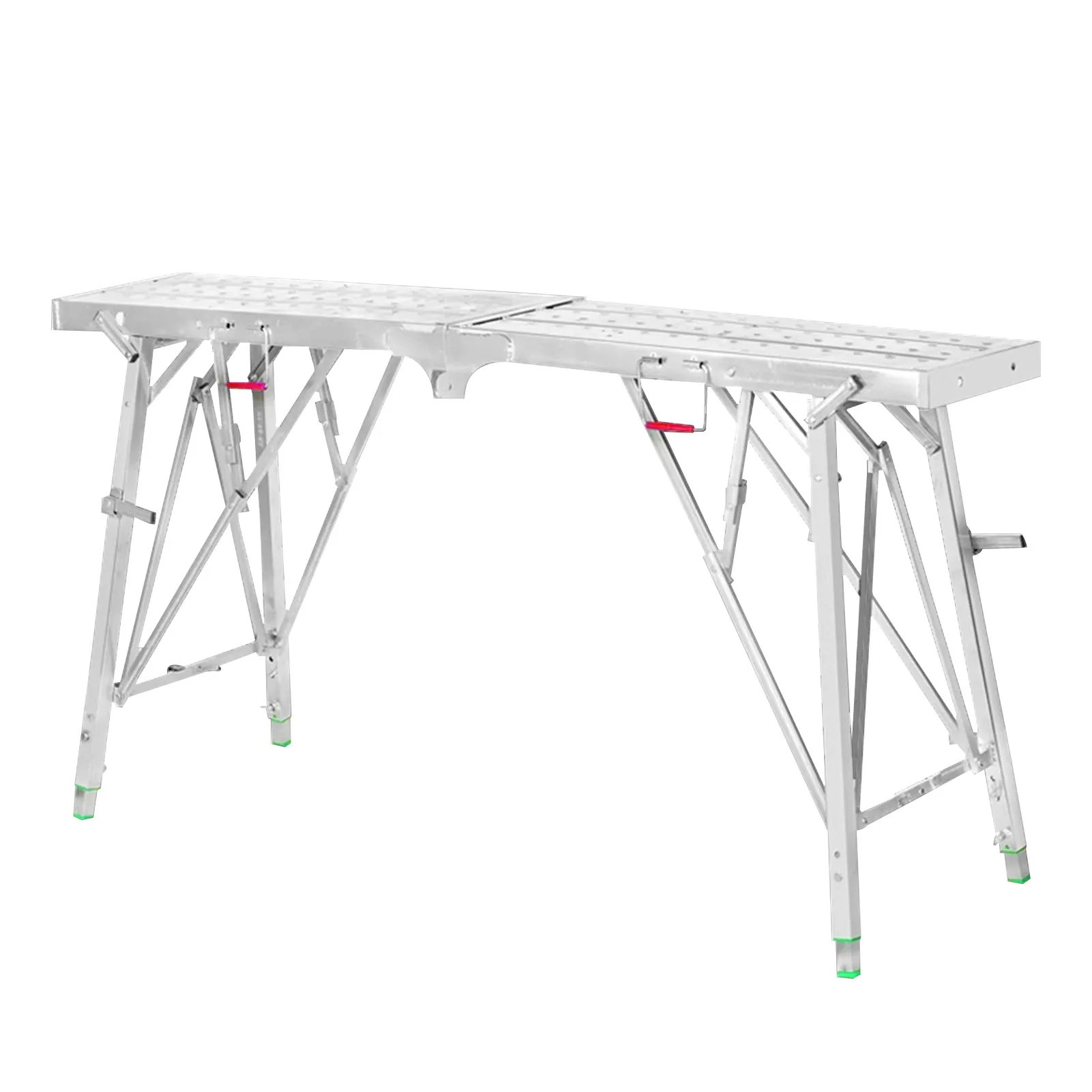 Scaffolding Equipment Scaffold Work Bench with Adjustable Height Rustproof Work Bench Metal Stand for Car Washing