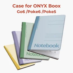 Twosheep 6-inch Case for Onyx Boox Go6 Poke6 Poke5 Magnetic Flip Cover No Shell Auto Sleep Wake Function Campus Book Style