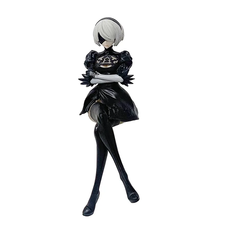 Noodles Nier: Automaten Yorha Type A No.2 A2 Regelmatige meisjesspeelgoed Anime-figuur Pvc-spel Actiefiguur Speelgoedspel Collectible Model Doll