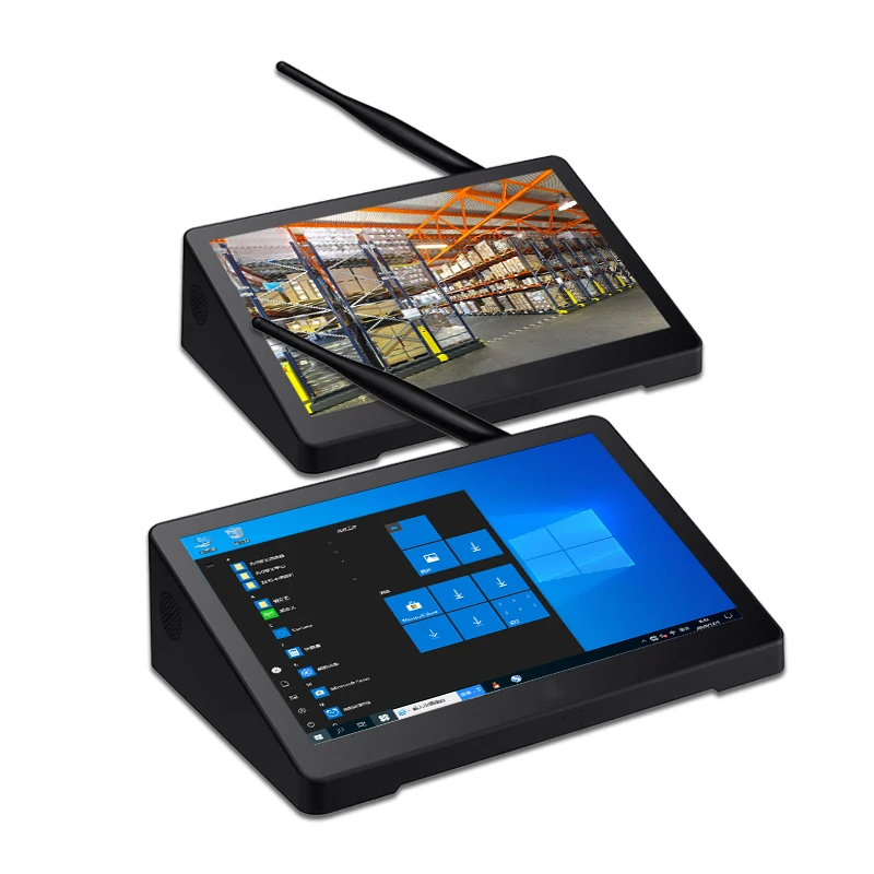 7 Inch Anti-Static Black FHD Capacitive Touch Industrial Panel Pc All in One Mini Box Pc
