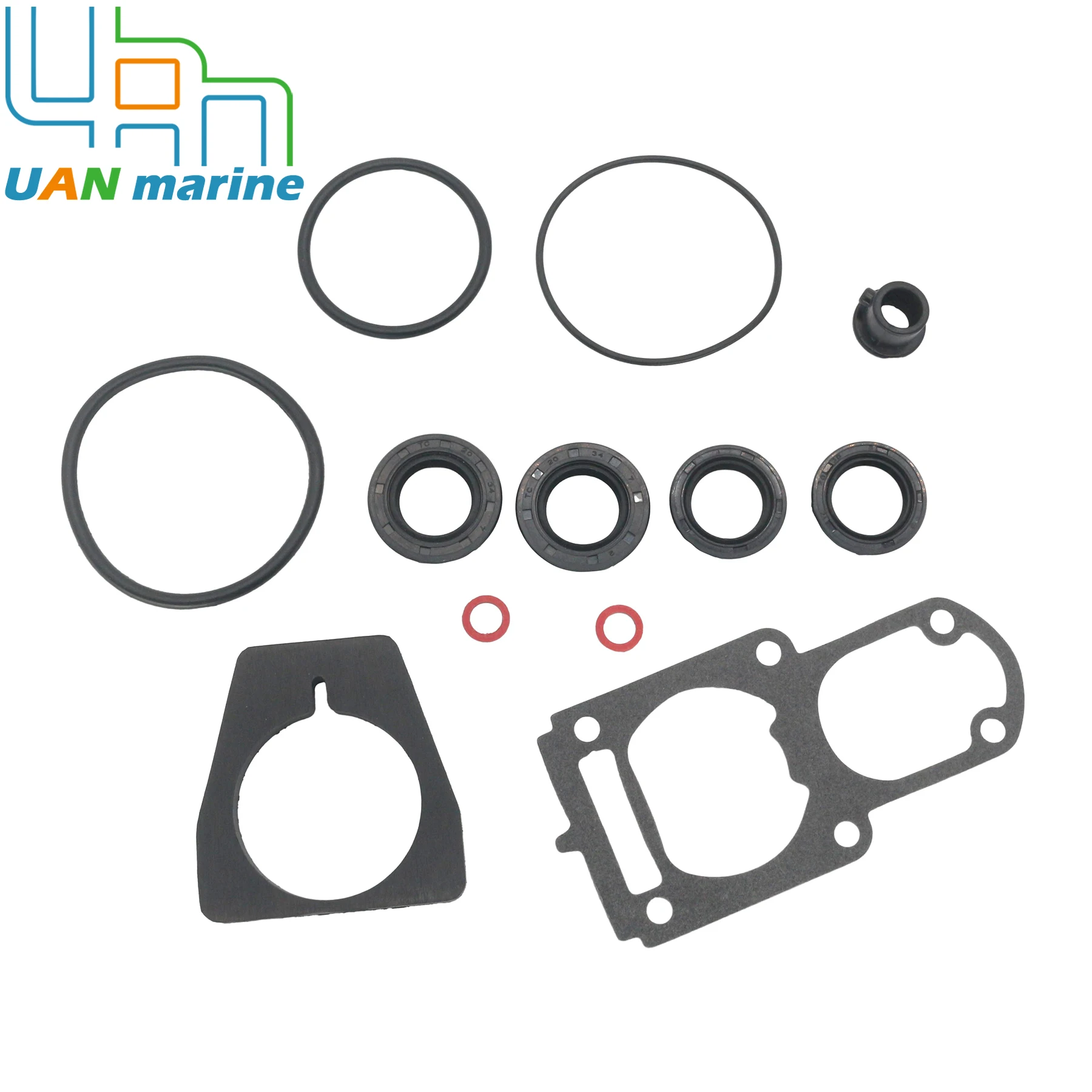 

6L2-W0001-C3 Lower Unit Gasket Seal Kit for Yamaha Outboard 20HP 25HP Engine Models Replace 6L2-W0001 -20 -21 -22 -23