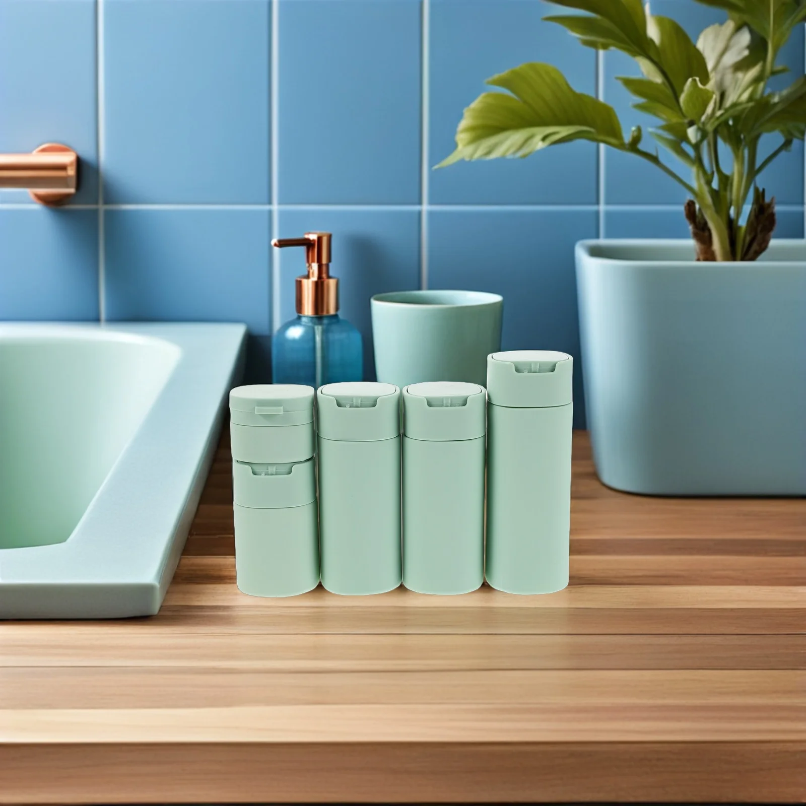 1Set Lekvrij Hervulbare Reisflessen Draagbare Knijp Lege Shampoo Lotion Huidverzorging Containers voor Reizen Toiletartikelen Opslag