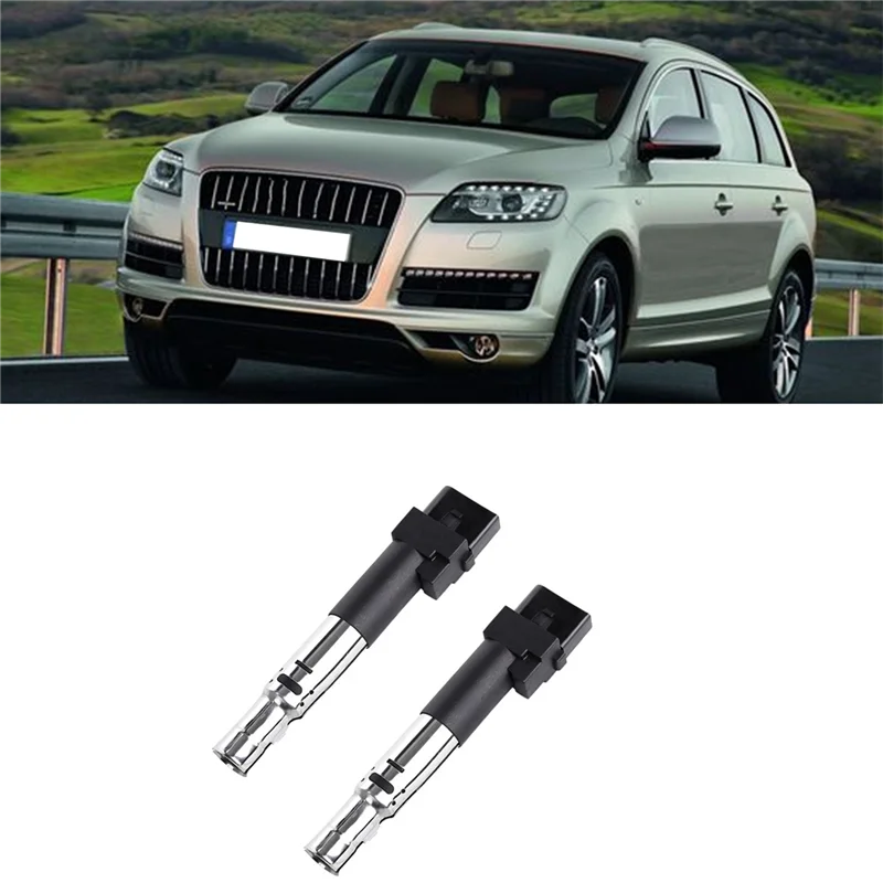 022905715A 2 Ignition Coils Ignition System High Voltage Package Auto for VW CC Passat Audi Q7