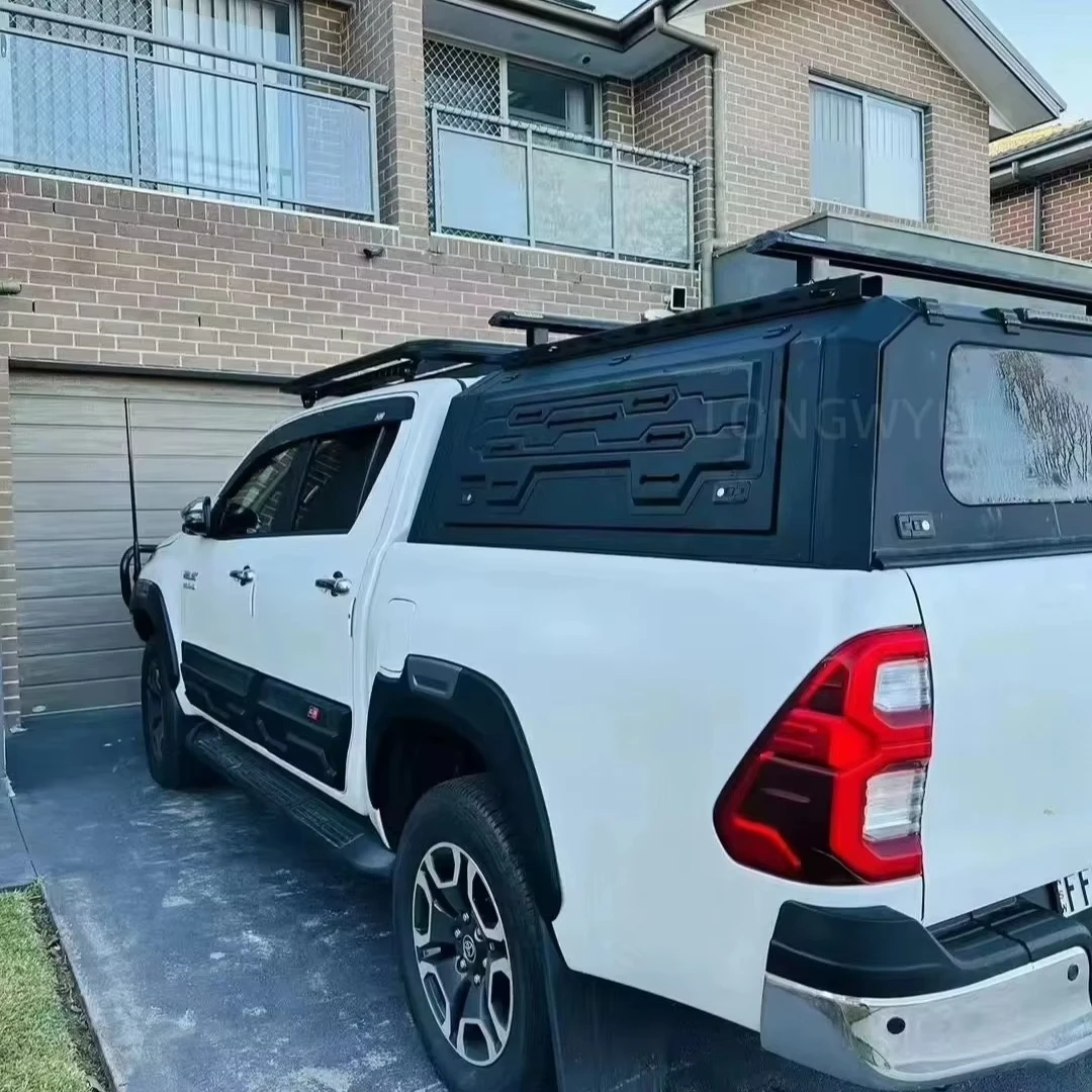 

Hard top Steel Truck Bed Topper Used for Tacoma 5ft 6ft Camping Shell Leaking-proof Truck Cap Camper Customized Smartcap