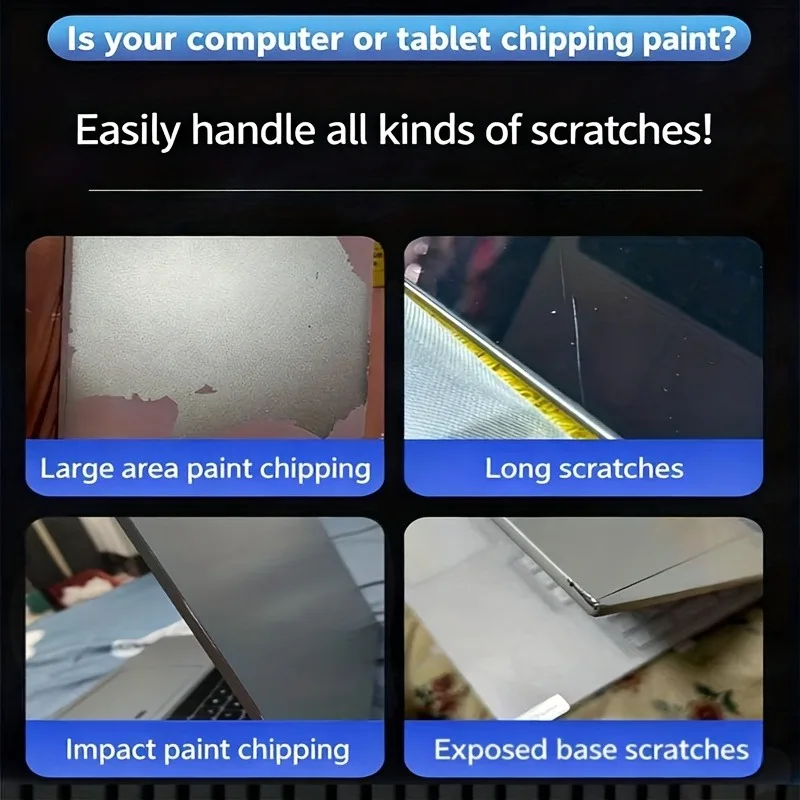 Laptop & Phone Touch-Up Pen | Fix Paint Chips & Fading | Wear-Resistant | For Cameras, TVs & Plastic Casing