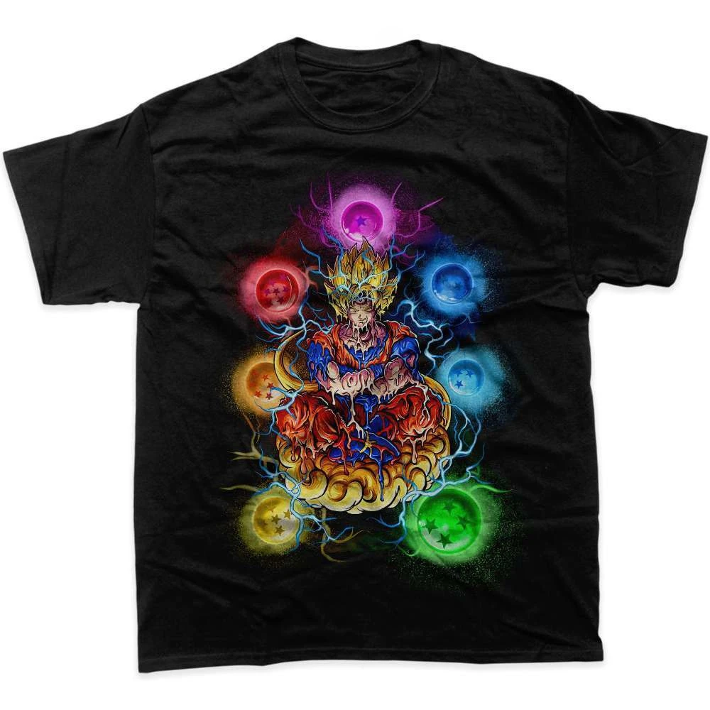 GOKU Dragon Ball Z camiseta gráfica Anime DBZ Shirtt hombres 2026 moda de verano de gran tamaño calle Casual Y2K ropa de calle