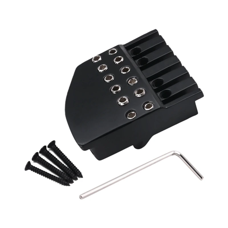 

Headless Electric Guitar String Lock Headless Guitar String Lock 6 String Electric Guitar Bridge Locking Nut-ABAF