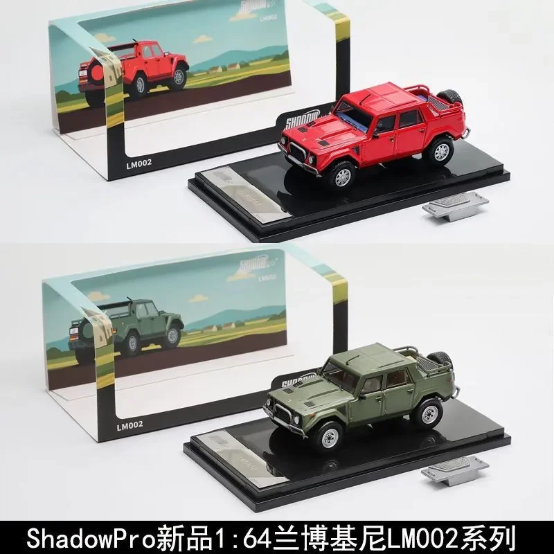 

Shadow Pro1:64 Lamborghini LM002 off-road black simulation alloy car model collection ornaments