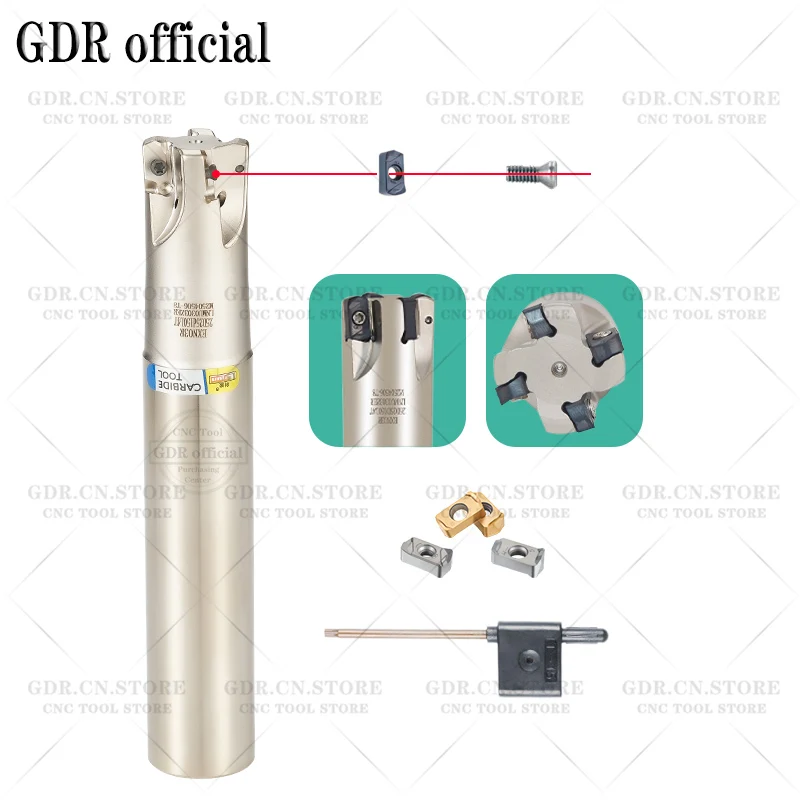 GDR EXN EXN03 EXN03R Werkzeughalterhalterung EXN03R C15 C17 C16 C20 C25 C24 C32 120L 150L 200L 250L LNMU0303ZER LNMU0303 Einsetzen – Detail 20