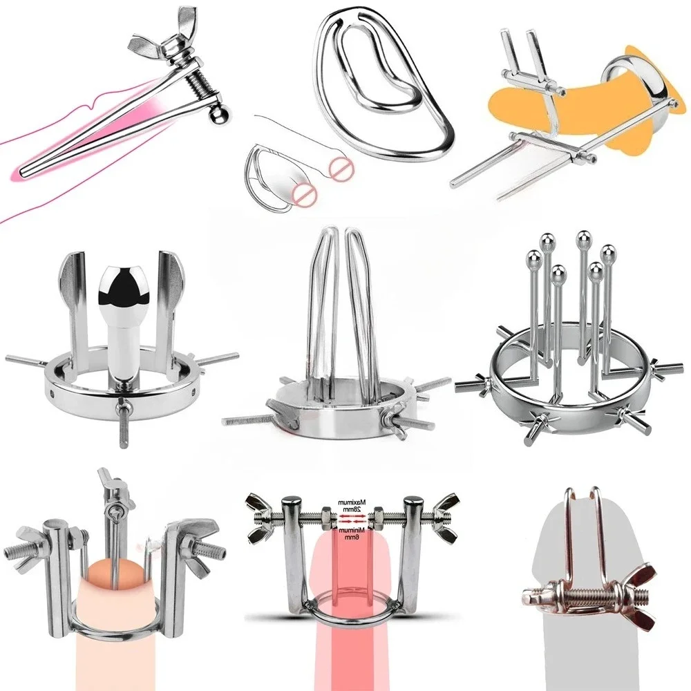 تهتز لعبة استثارة القضيب جوفاء مجرى البول السبر القسطرة الحصان العين تحفيز قضيب السيليكون Bdsm الكبار الجنس لعب للرجال مثلي الجنس إدراج