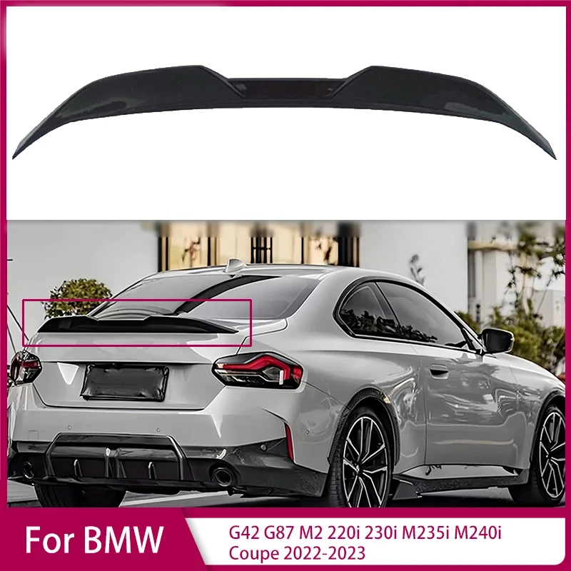 

Mp Style Car Rear Trunk Spoiler Wings Exterior Body Kits for BMW G42 G87 M2 220i 230i M235i M240i Coupe 2022-2023 Rear Wing