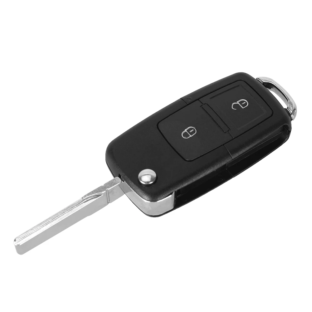 KEYYOU 2 Buttons Flip Remote Car Key Fob For VOLKSWAGEN VW Golf 4 5 Passat b5 b6 polo Touran 434MHz ID48 Chip 1J0 959 753 AG