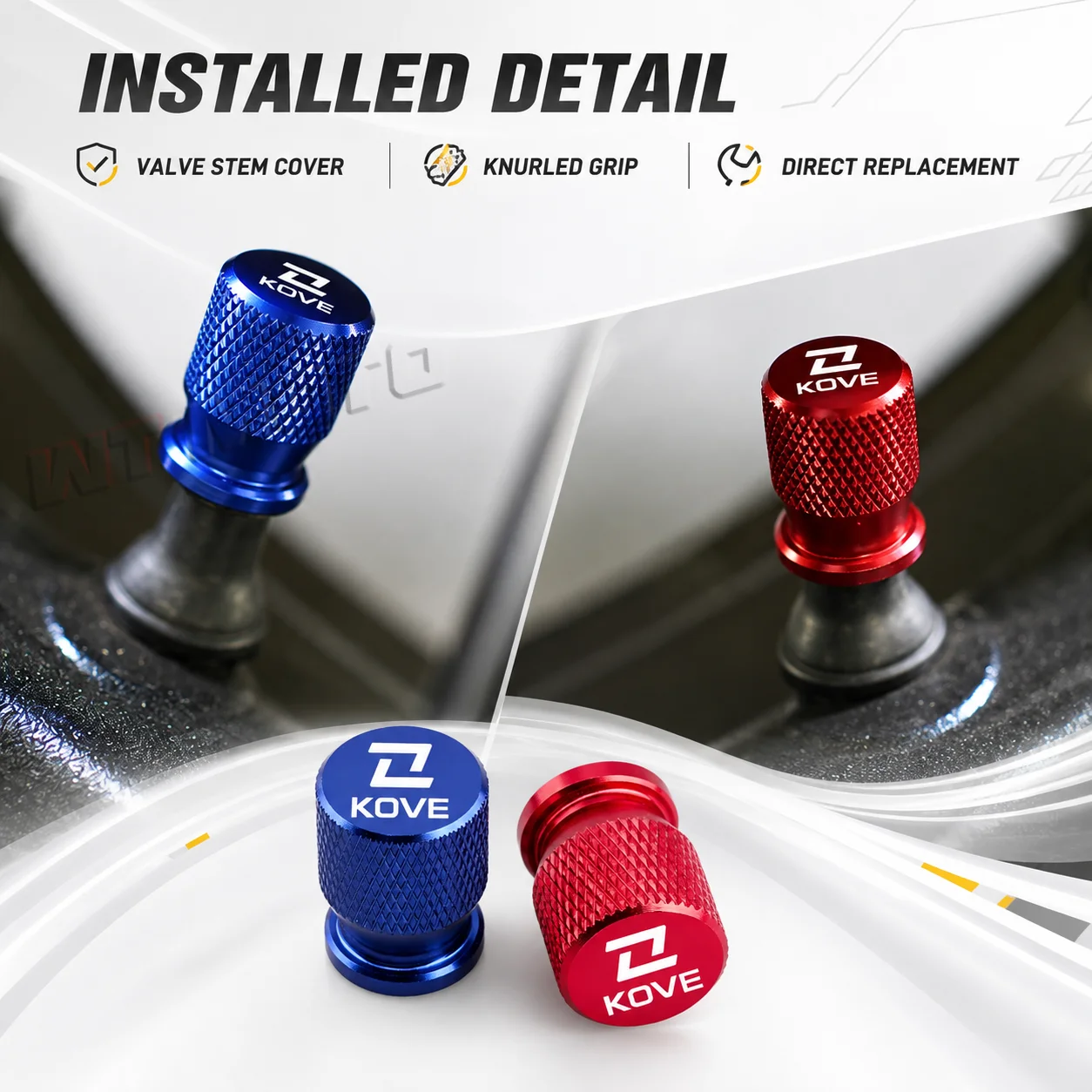 Motorcycle Tire Valve Stem Core Decor Cover For KOVE 450 321RR/RRS 321R 500 525X F800X Modification Accessories KOVE 525X 5