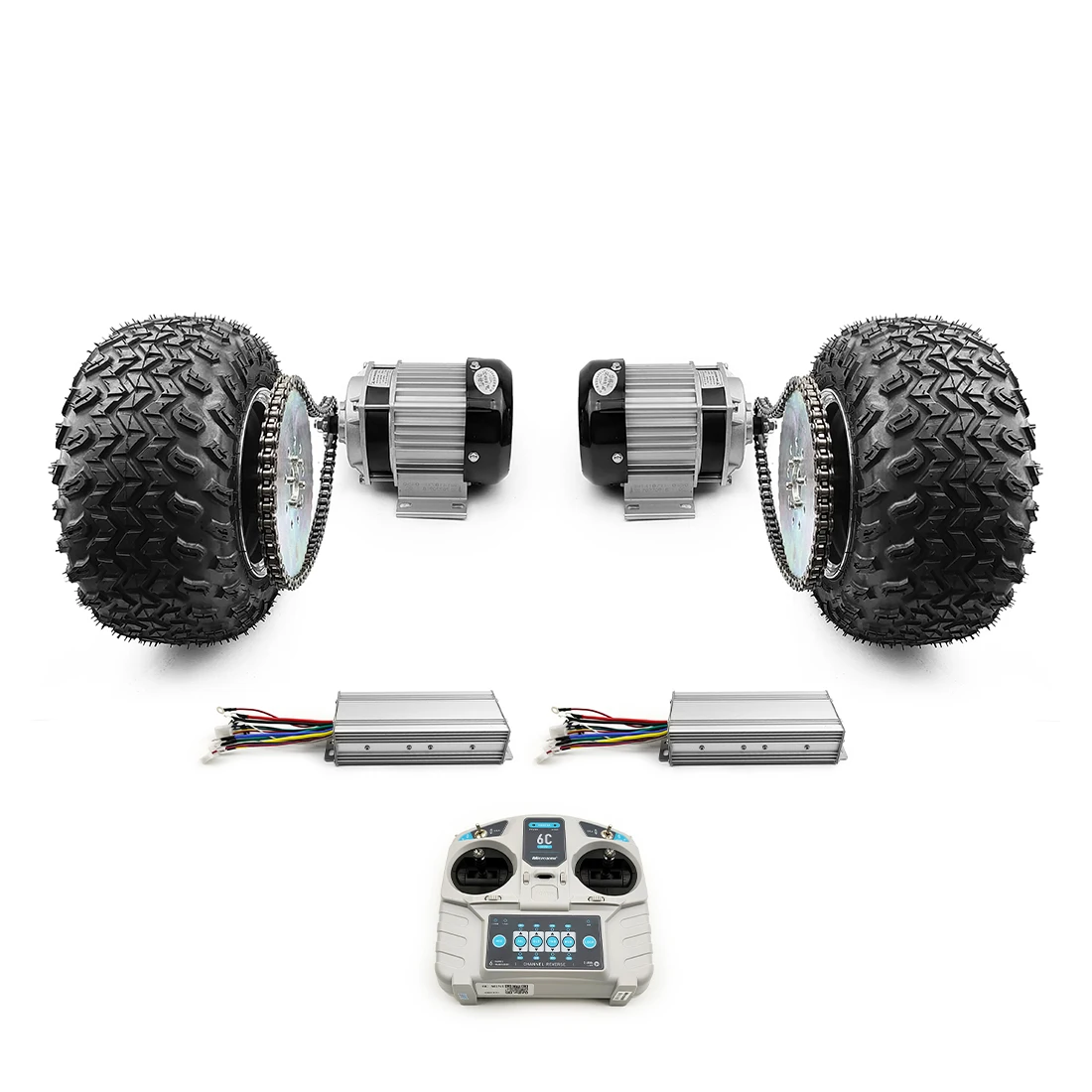 

DIY 10-дюймовая электрическая тележка 48 В 1000 Вт 1500 Вт # Комплект двойного бесщеточного мотор-редуктора с цепным приводом 420, с комплектом дистанционного управления