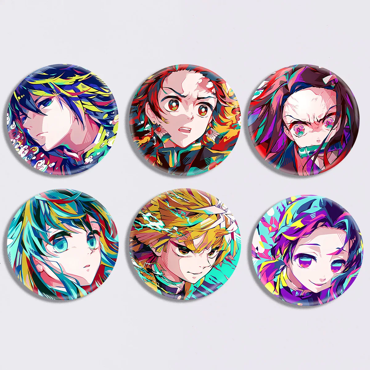 

Tomioka Giyuu, значок персонажа аниме, милая сумка для косплея, одежда, шляпа, декор, ювелирные аксессуары, подарки