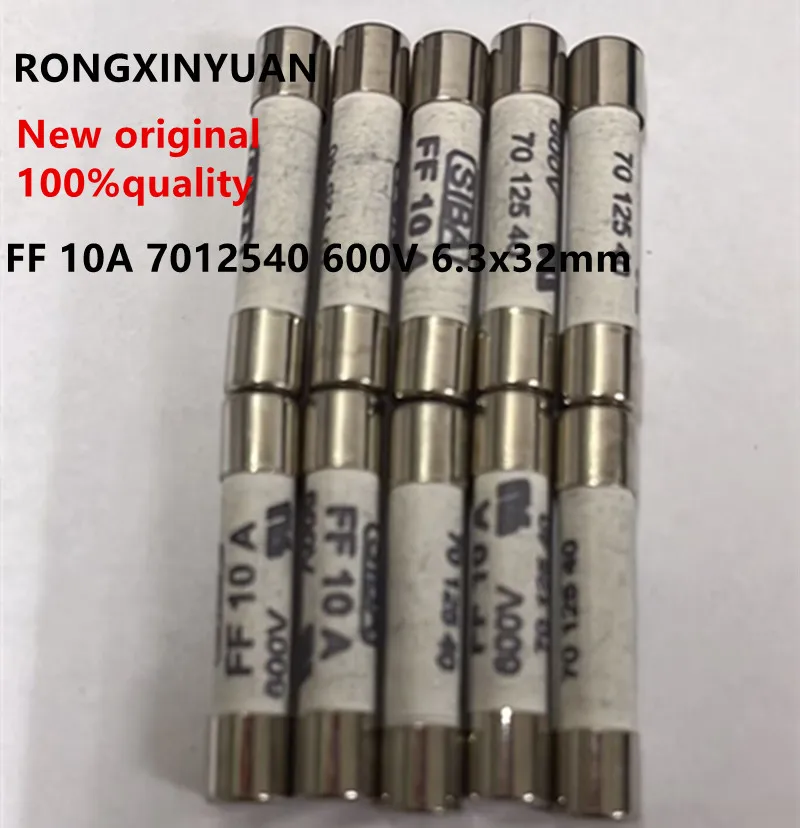 5PCS New Original Fuse FF 10A 7012540 600V 6.3x32mm fuse