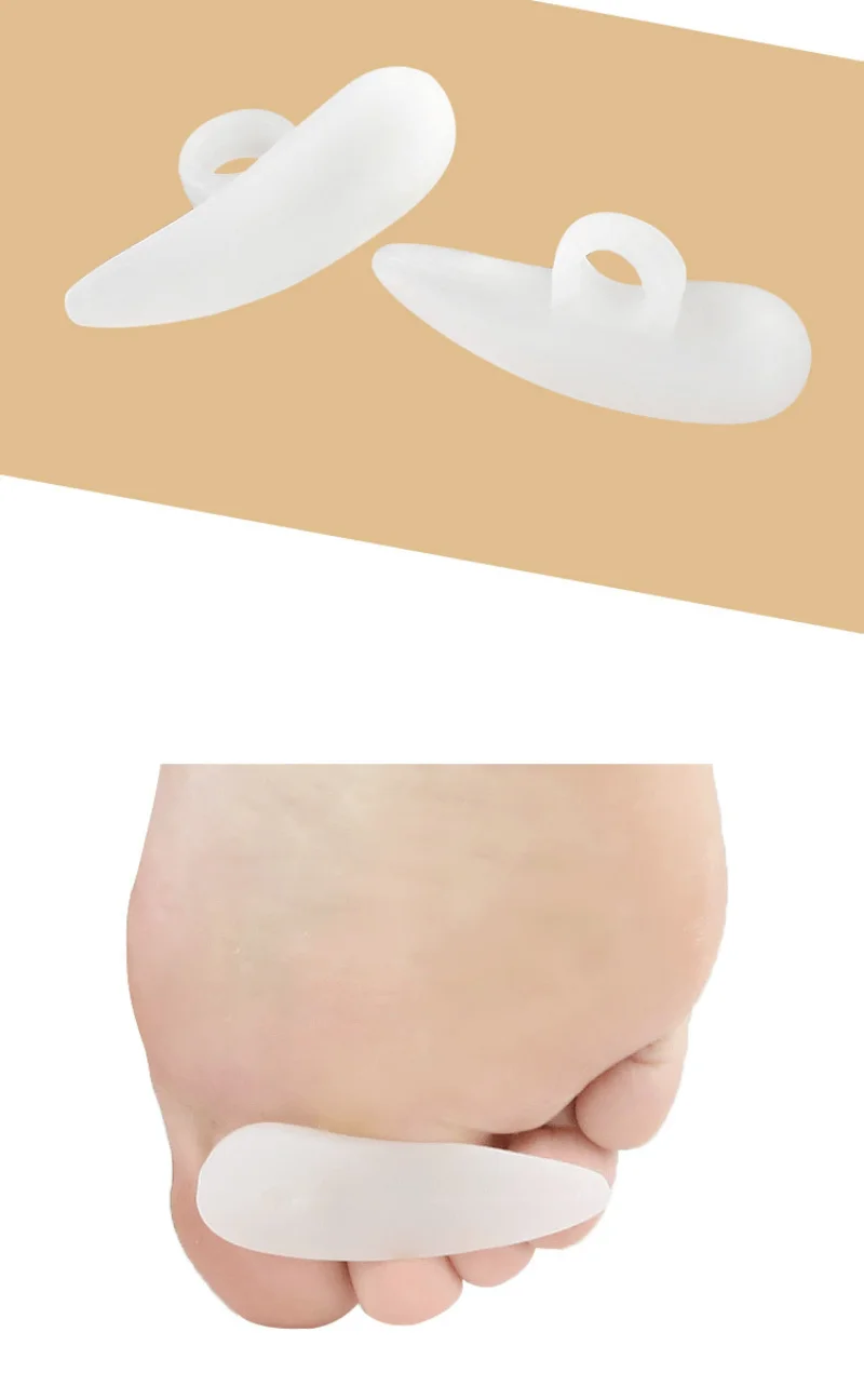 

1/2/5Pairs Gel Hammer Silicone Toe Separators Correcting Bunions and Restoring Toes Spreaders Straightener for Overlapping