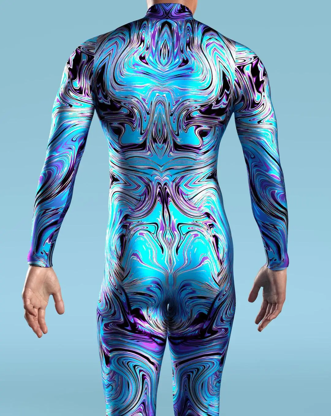 Cooler Rüstungs-Cosplay-Bodysuit Cosplay-Jumpsuit Steampunk-Punk-Kostüm Halloween-Party-Show-Auftritt Herren Zentai-Anzug 2026 – Detail 6
