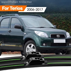 2pcs For Daihatsu Terios 2006-2017 Front Windshield Wiper Blades 2007 2008 2011 2013 2015 Windscreen Window Accessories
