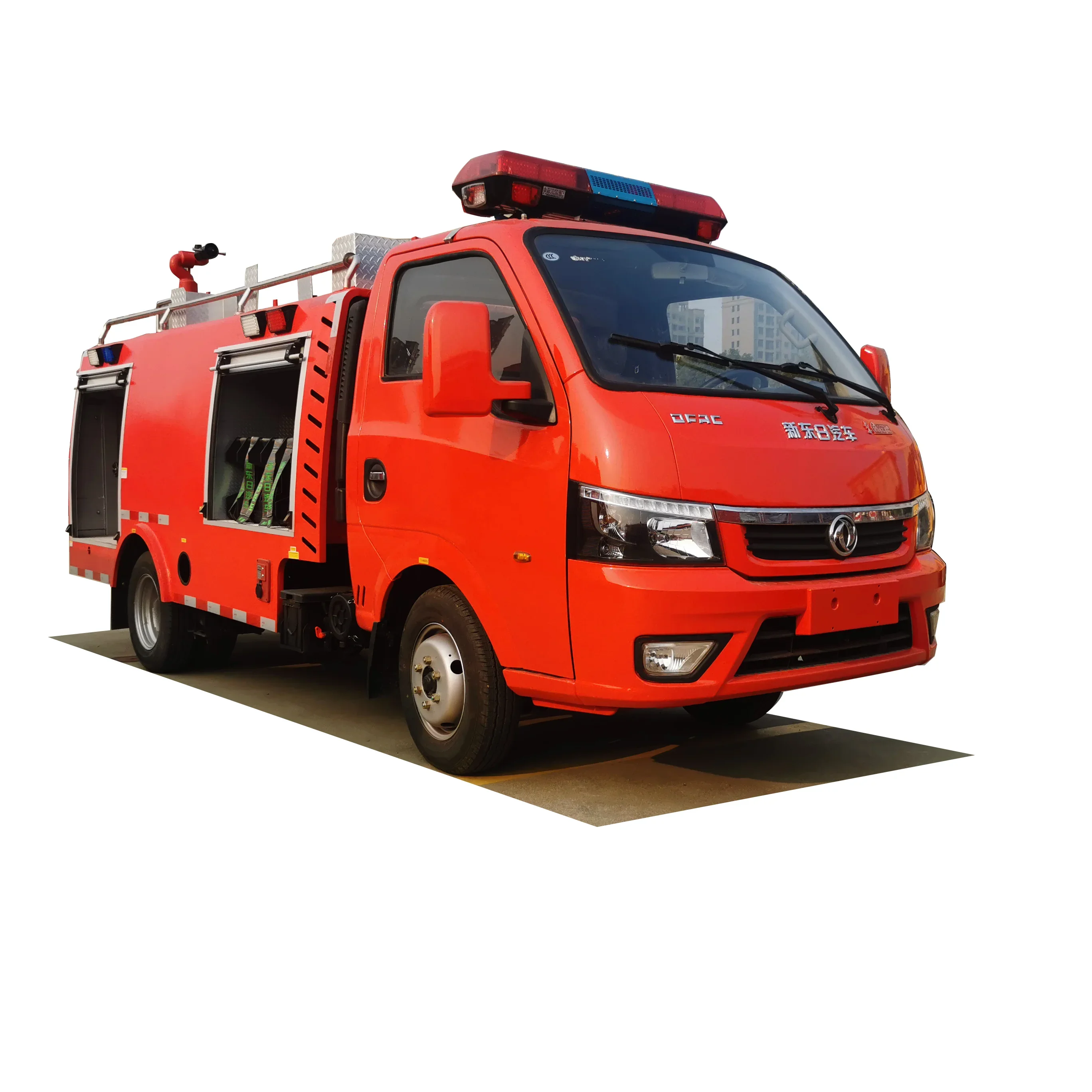 98hp LHD 1500kg water tanker light fire fighting rescue vehicle fire truck