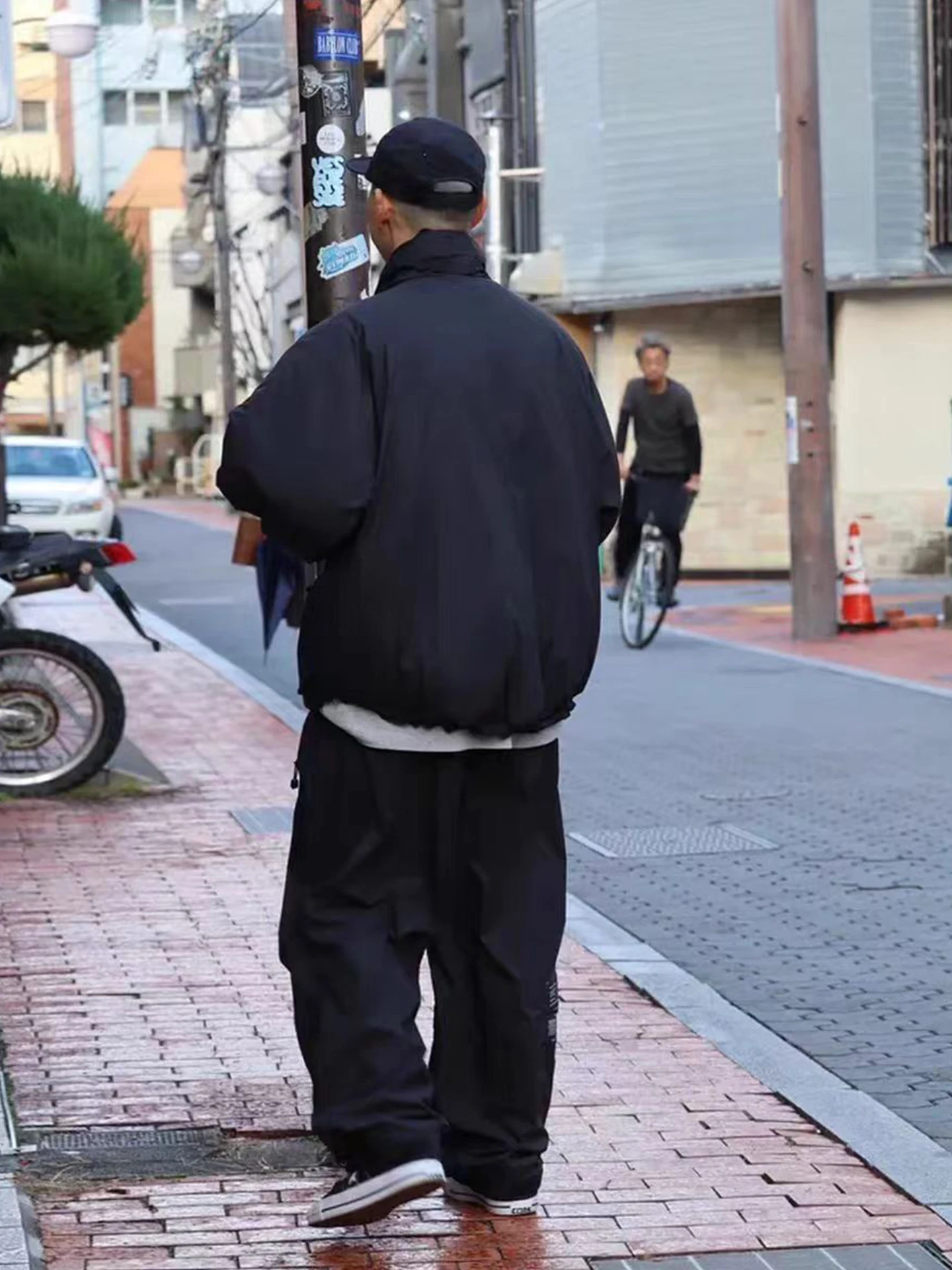 N. HOOLYWOOD Japanese Nylon Outdoor Warm Large Pocket Cotton Hidden Hat Stand Up Collar Clothing Cotton Coat