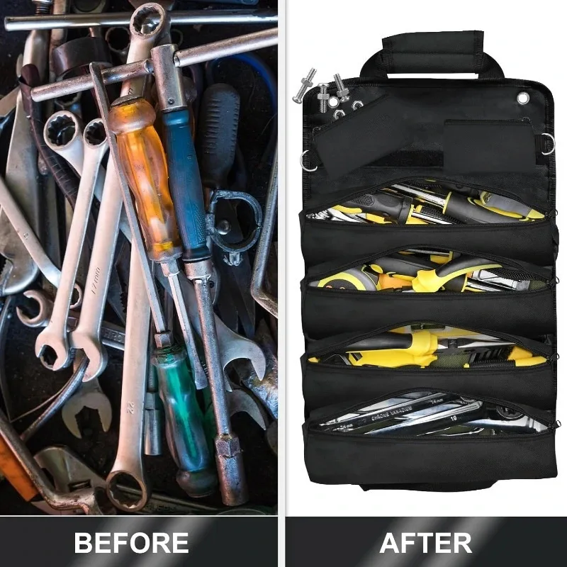 Hardware Tool Kit Organizer Bag Portable Storage Multifunctional Protection Tools Durable and Sturdy Electrician's Tool Bag