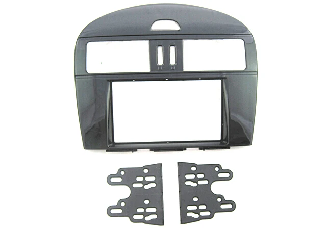 7INCH Car Audio Panel Refitting Frame Dash Kit For Nissan Tiida Manual Air Conditioning 2011 2012 2013 2014 2015 2016 2017