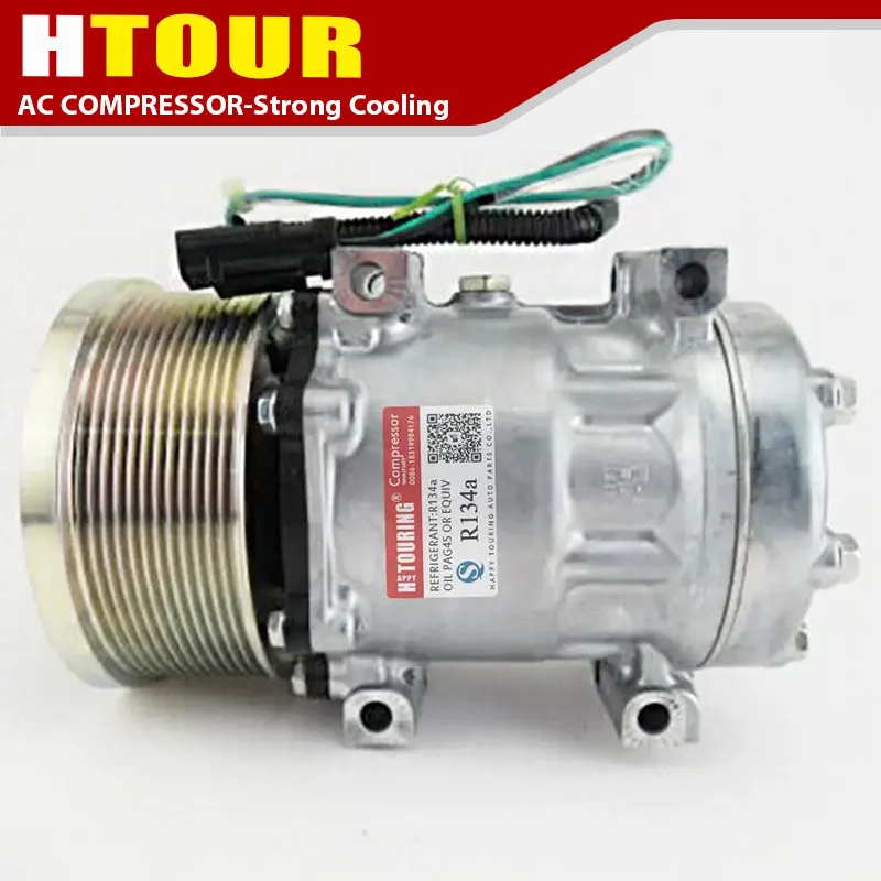 

Компрессор кондиционера 7H15 SD7H15-6095 3729295 372-9295 для Caterpillar 320D2 329D2 320ELRR 538GF 558LL 320D2FMGF 320E D2L D2 24 В 12 шт.