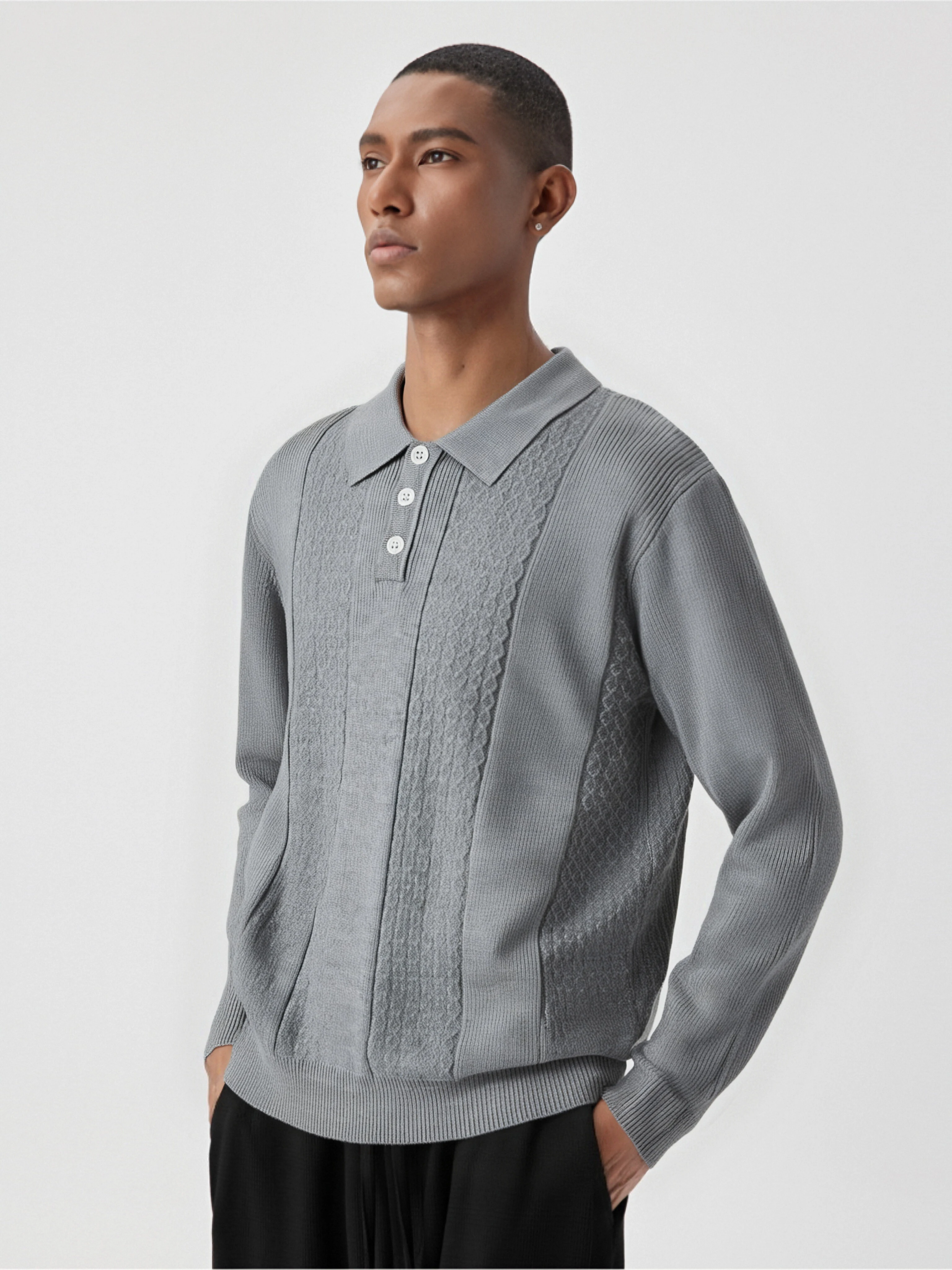 

Men's autumn/winter business commuting versatile warm knit sweater/3313