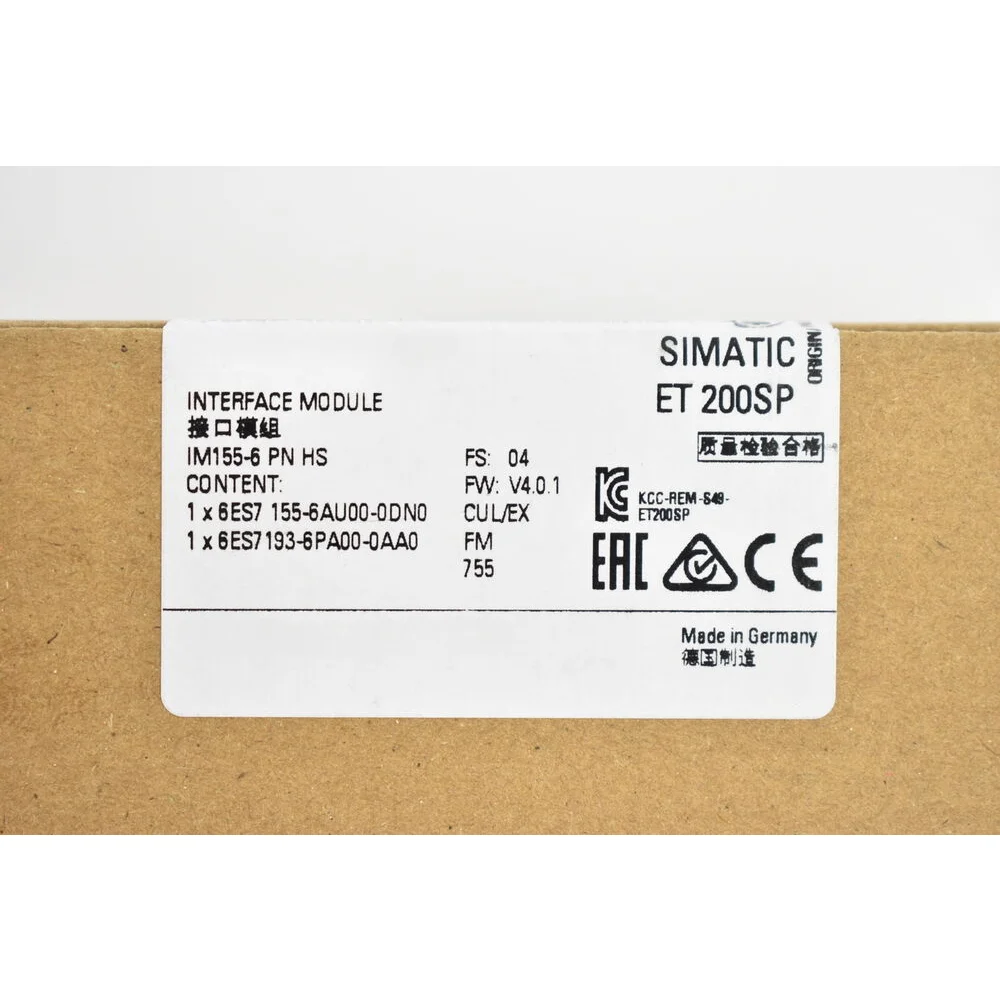 New SIMATIC ET 200SP 6ES7155-6AU00-0DN0 Interface Module 6ES7 155-6AU00-0DN0