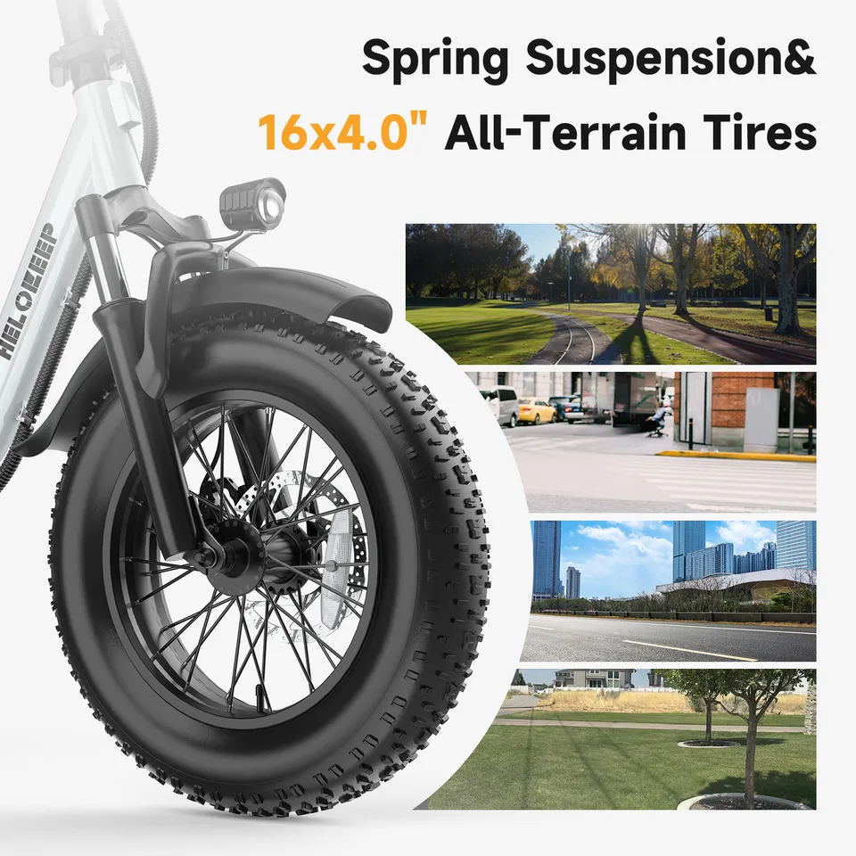 16'' Foldable Electric bike 48V 10A 20MPH ebike for Adults cheap ebike image 5