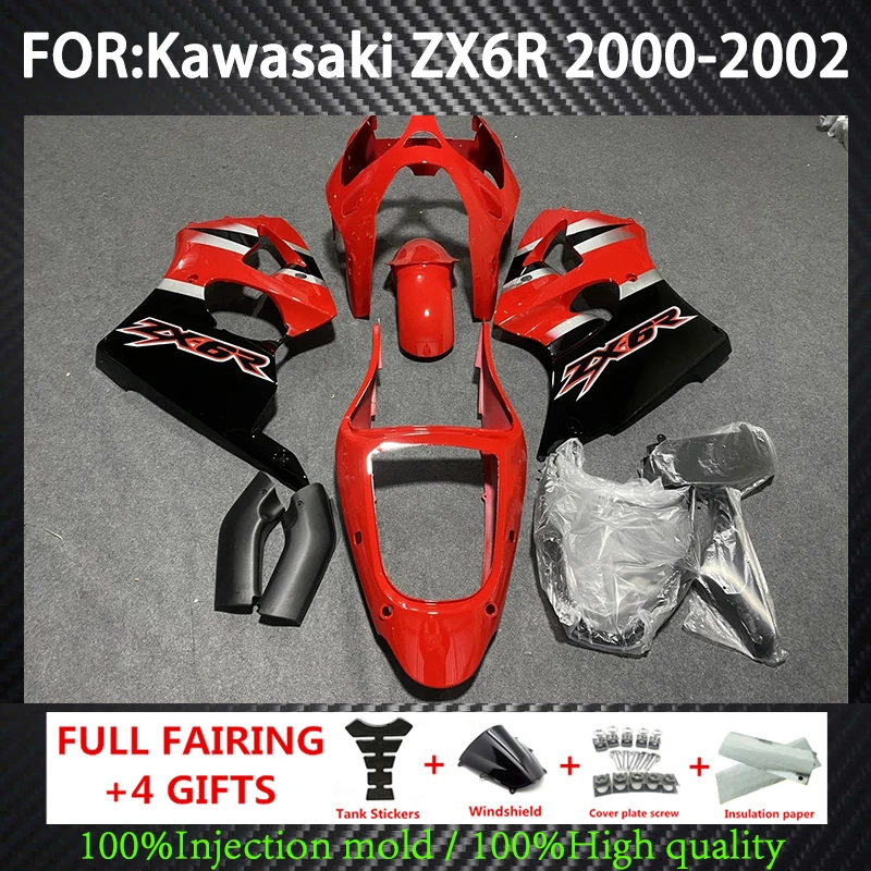 

Ninja ZX-6r 02 Motorcycle Fairing ZX6r 636 2001 Full Body Kits for Kawasaki ZX6r 2000 - 2002 Fairing Kits