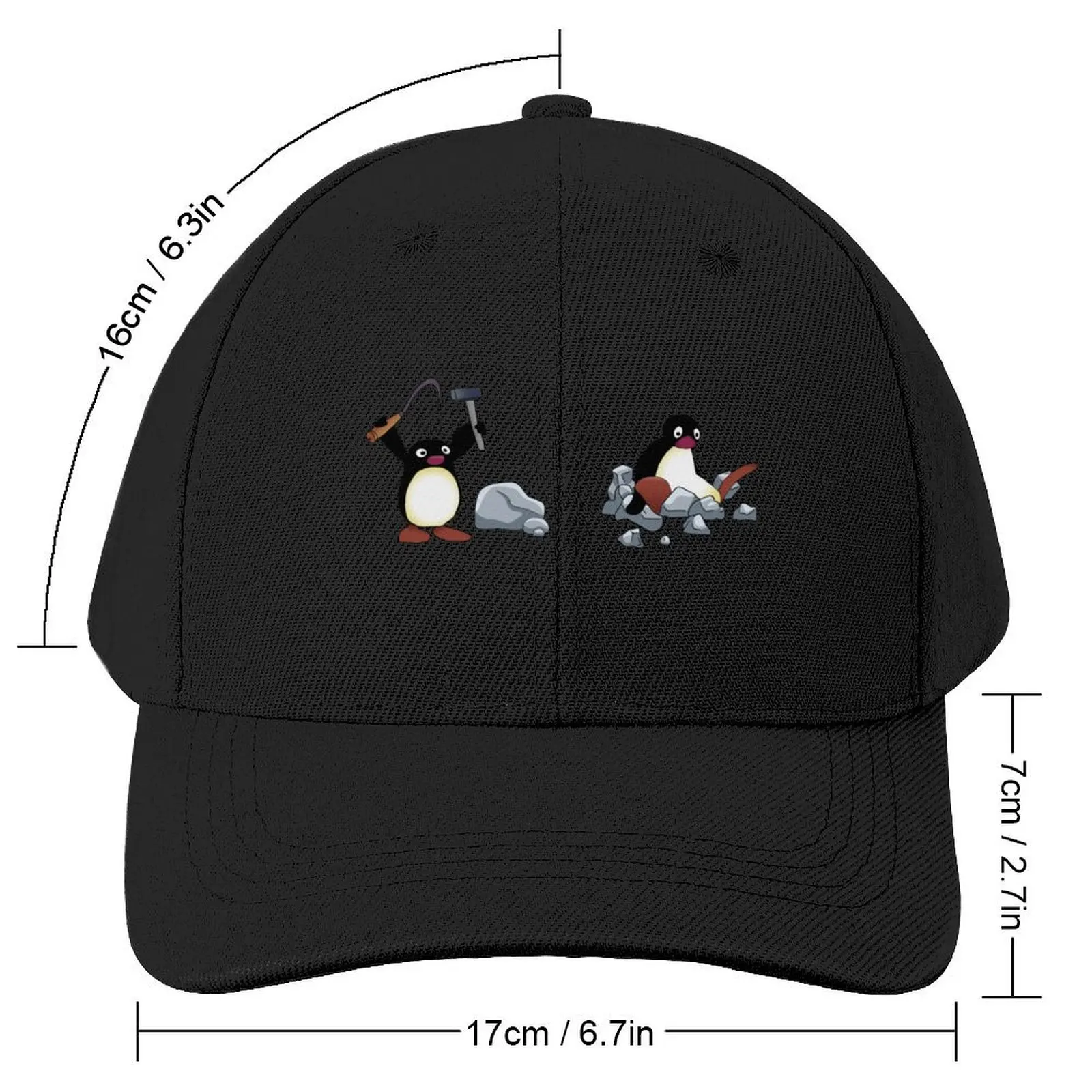 Angry Geologist Penguin Baseball Cap Gentleman Hat Sun Cap derby hat Woman Hats Men's