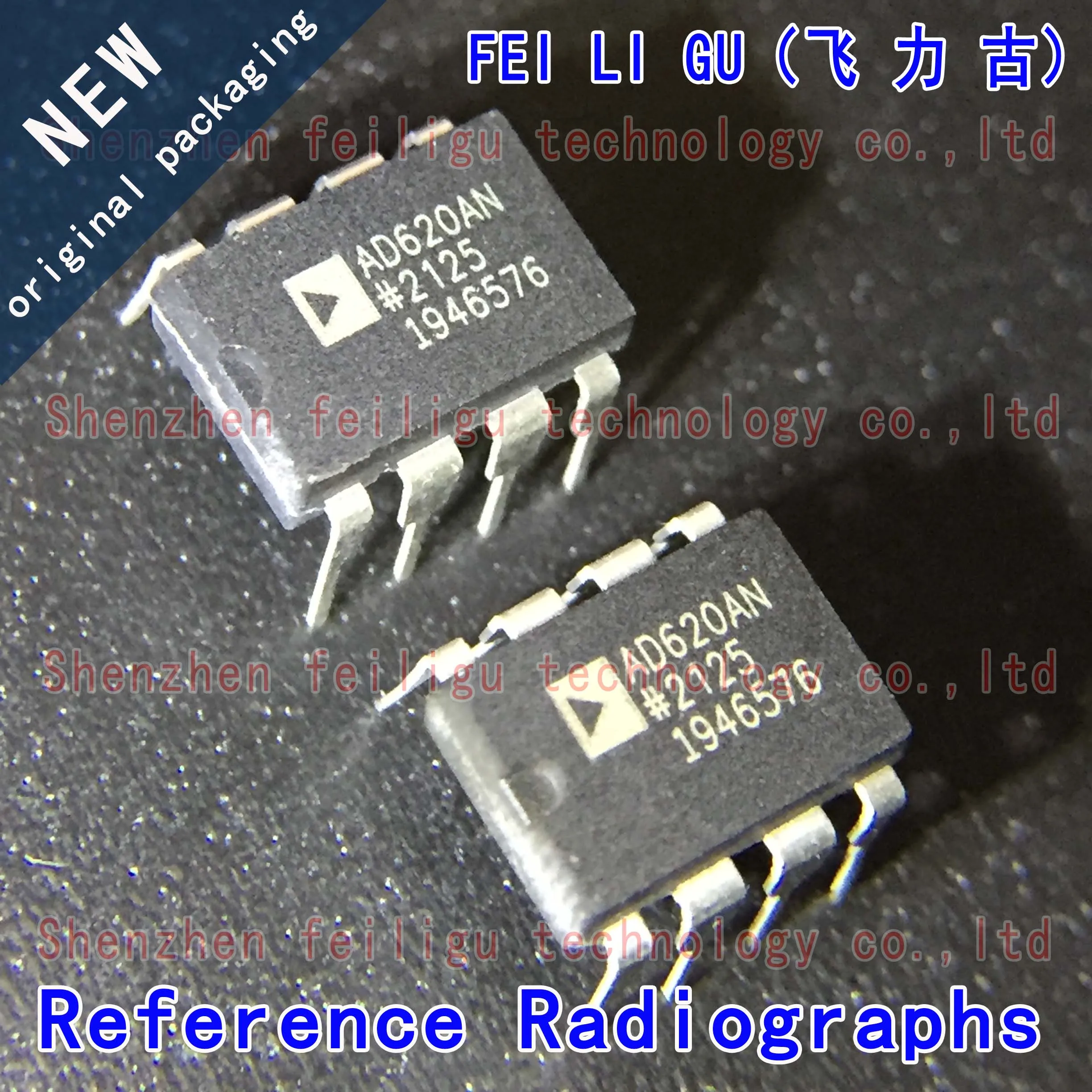 1~10PCS 100% New Original AD620ANZ AD620AN AD620 Package:DIP8 Inline Instrumentation Amplifier Chip