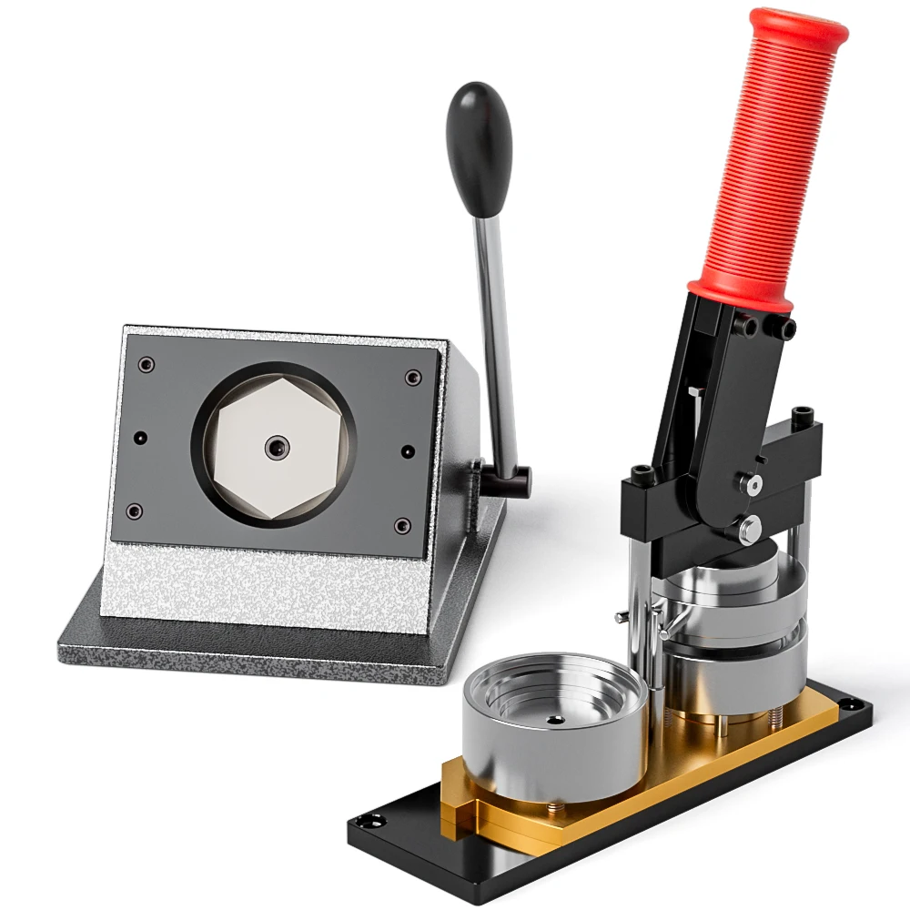 

Button Maker Machine, Mirrors, Badge Punch Press, Bottle Opener, Pin Maker, 2.28in(58mm), 1 Press Machine, Magnet Maker Machine