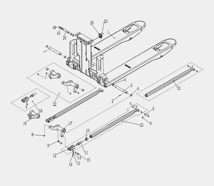 Electric Forklift Accessories Tiangang PTE15N/20N Lithium Electric Cattle Handle Charger Electric Meter Oil Cylinder