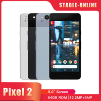 Original Google Pixel 2 5.0'' inch Octa Core Single sim 4G LTE Android cellphone 4GB RAM 64GB 128GB ROM pixel 2  phone