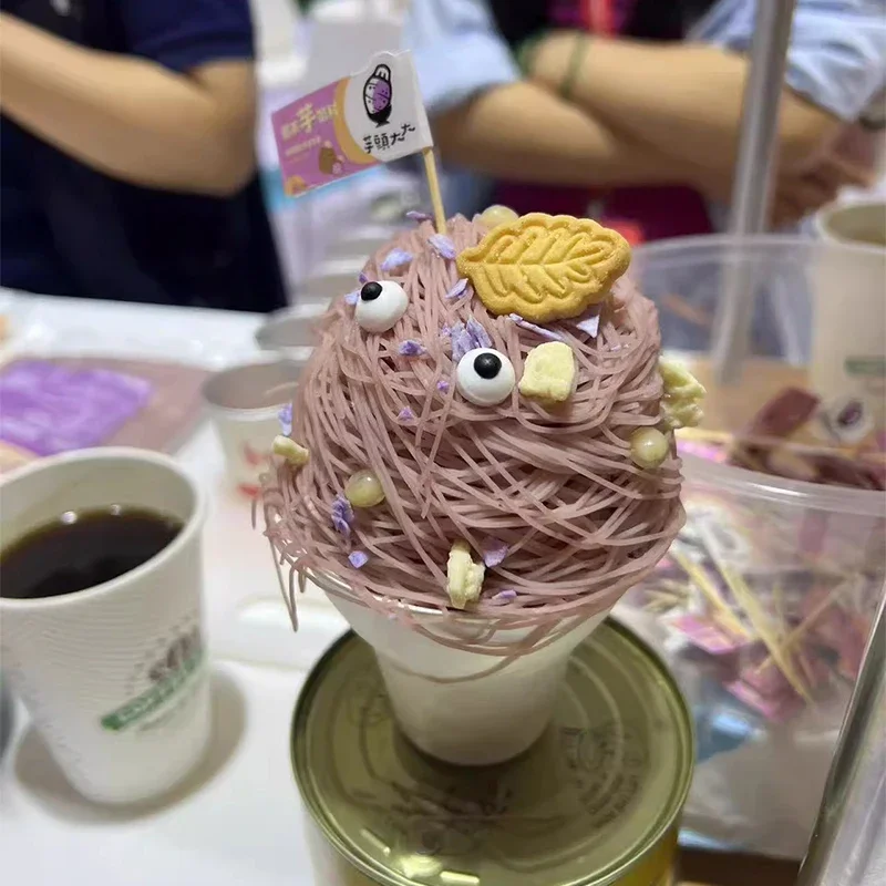 Mesin pembuat es krim Gelato Italia mesin pembuat es krim Spaghetti pembuat es krim Matcha Mont