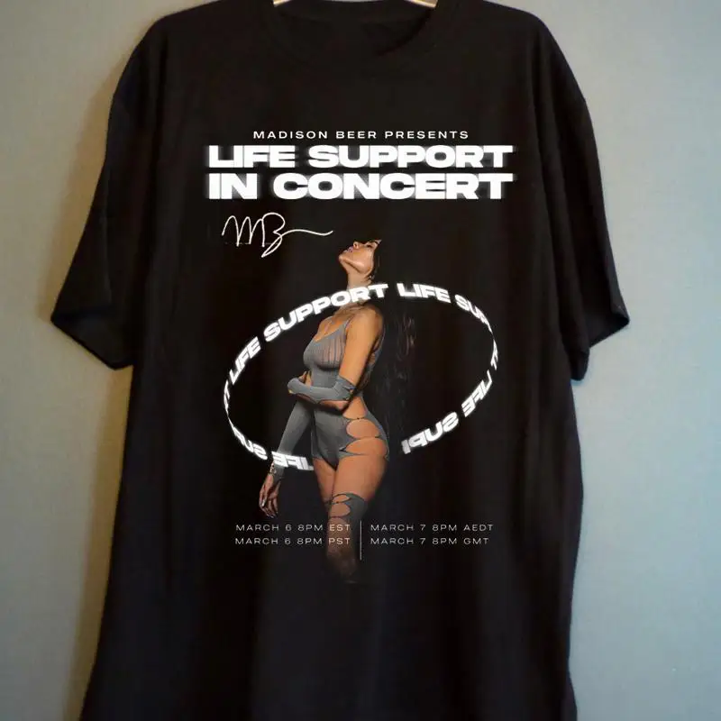 Madison Beer LIFE SUPPORT Concert For Fan S to 5XL T shirt GC1545