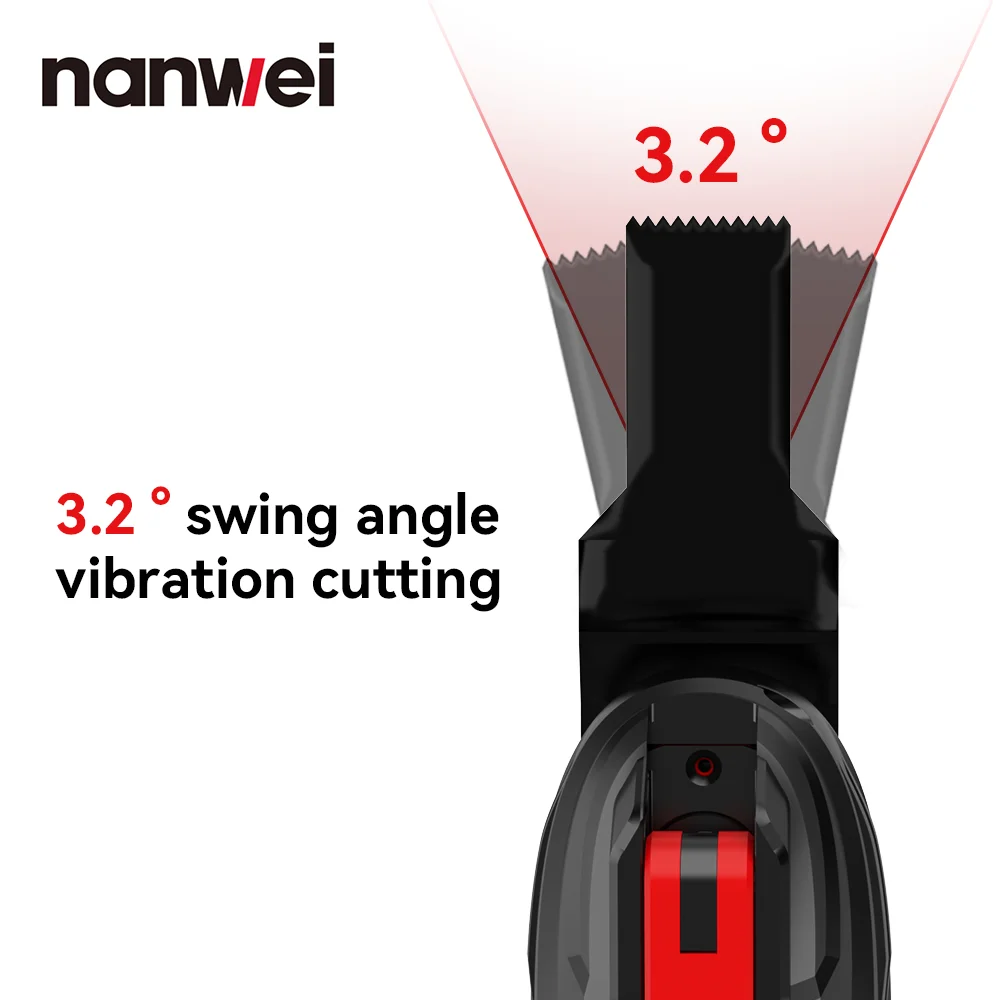 Nanwei Cordless Multifunctional shovel Electric Trimming Machine 12V Cut Machine with Angle Grinder Universal Woodworking Tool