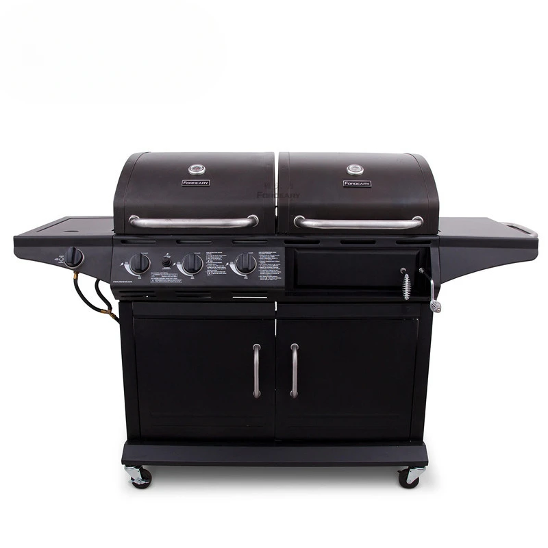 Barbecue rack patio large gas and carbon barbecue stove