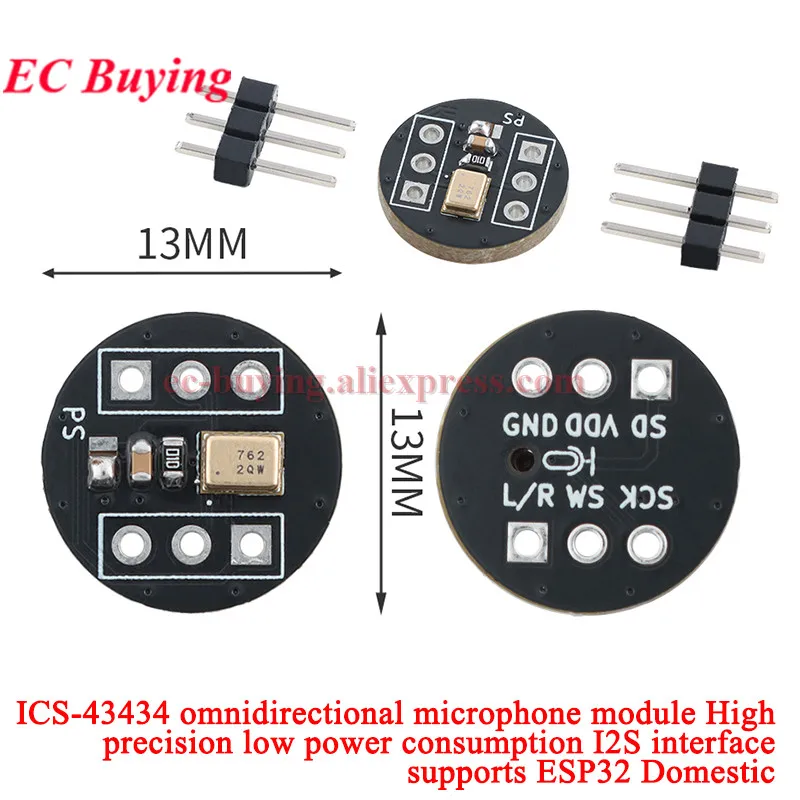 1Pc-50Pcs INMP441 ICS-43434 Omnidirectional Microphone Module I2S
