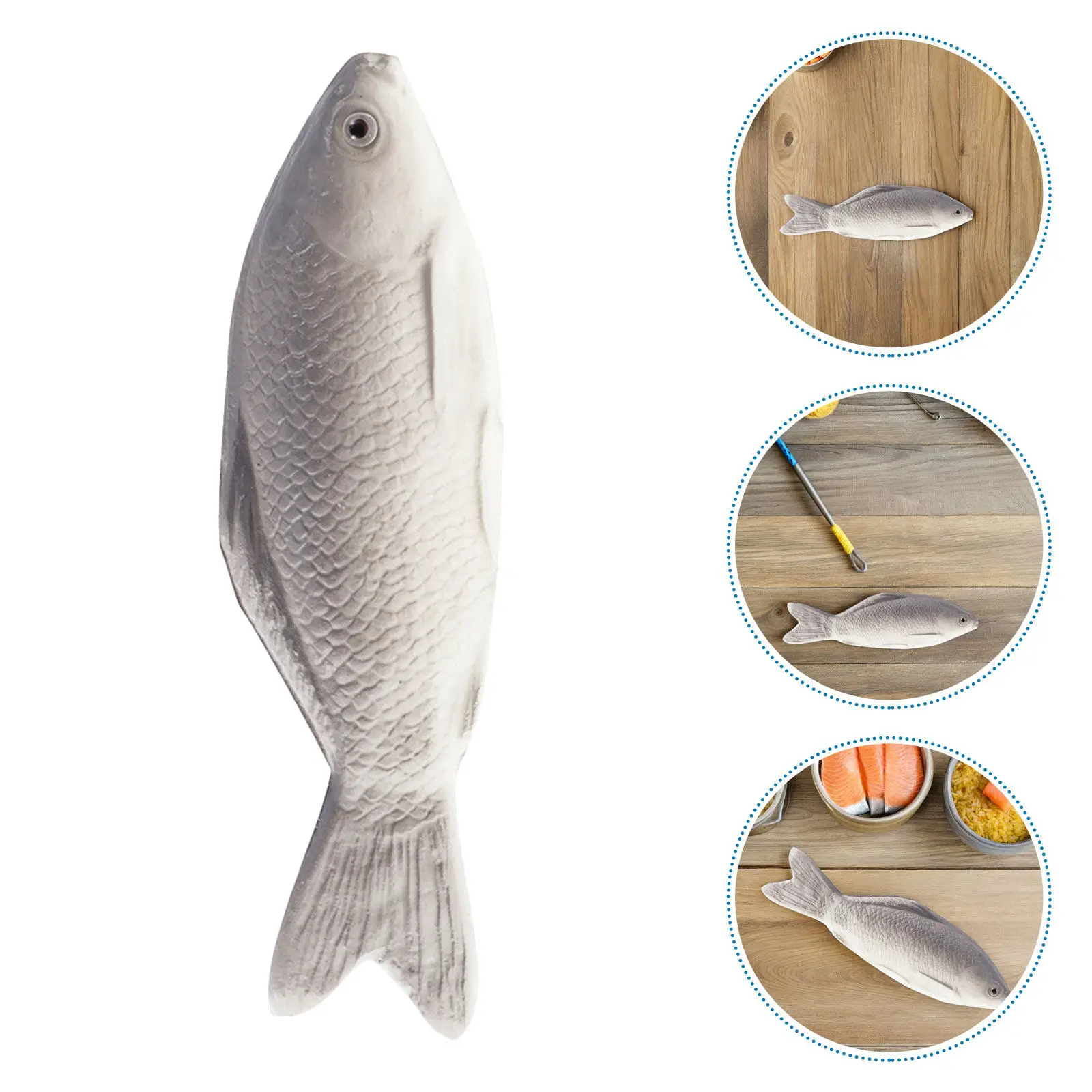 

7Pcs Fake Fish Realistic Simulation Small Plastic Sea Fish Halloween Party Decoration Kitchen Photography Prop Interactive Pet