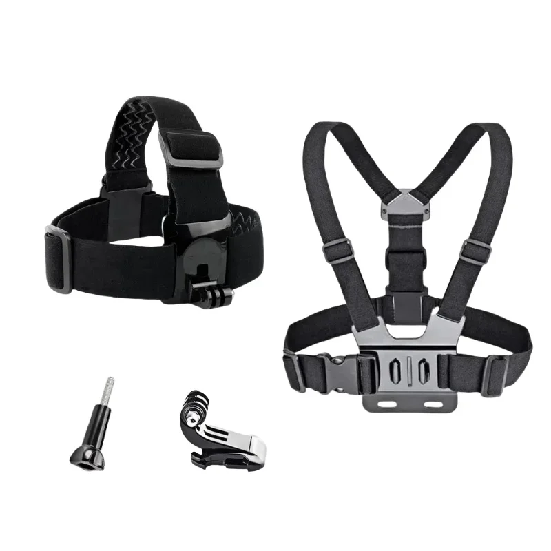 

For GoPro Chest Strap Headband J Hook Mount For GoPro Hero 13 12 11 10 9 Insta360 X4 X3 DJI Action 4 3 Action Camera Accessories