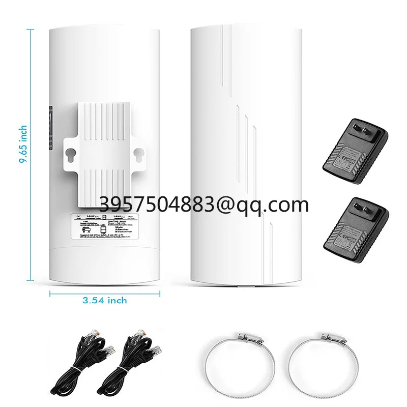 

3km Long Range 5g Wireless Bridge Support 24V PoE and 12V DC Power Supply Bridge Wireless AP