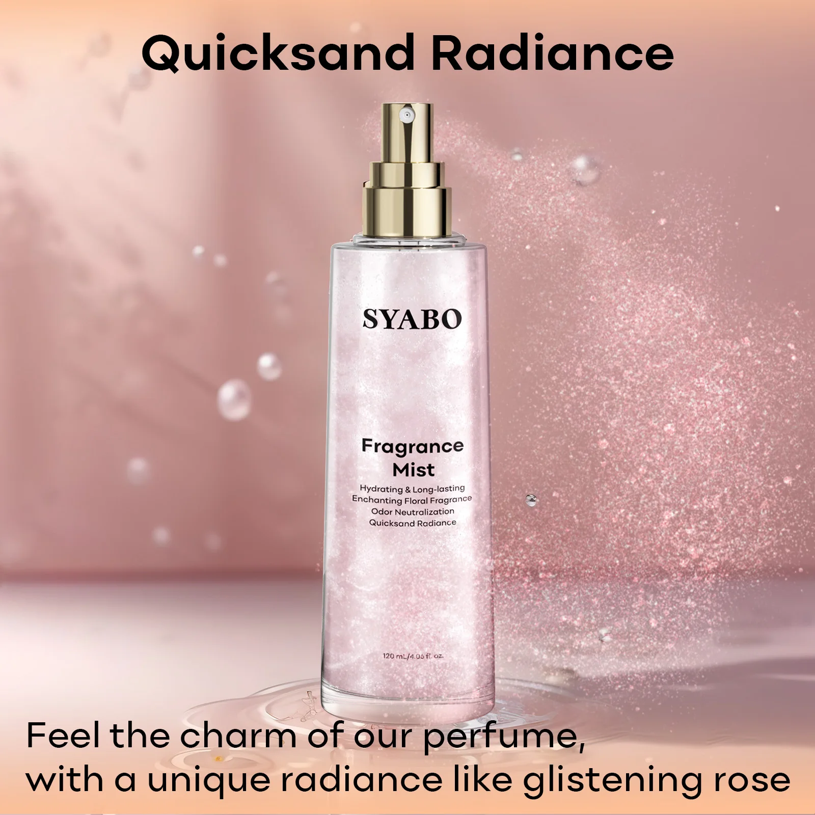 Body Fragrance Spray - Fresh floral scent, Delicate shimmer, Aloe vera skin care, Long lasting scent coverage for a sweet date