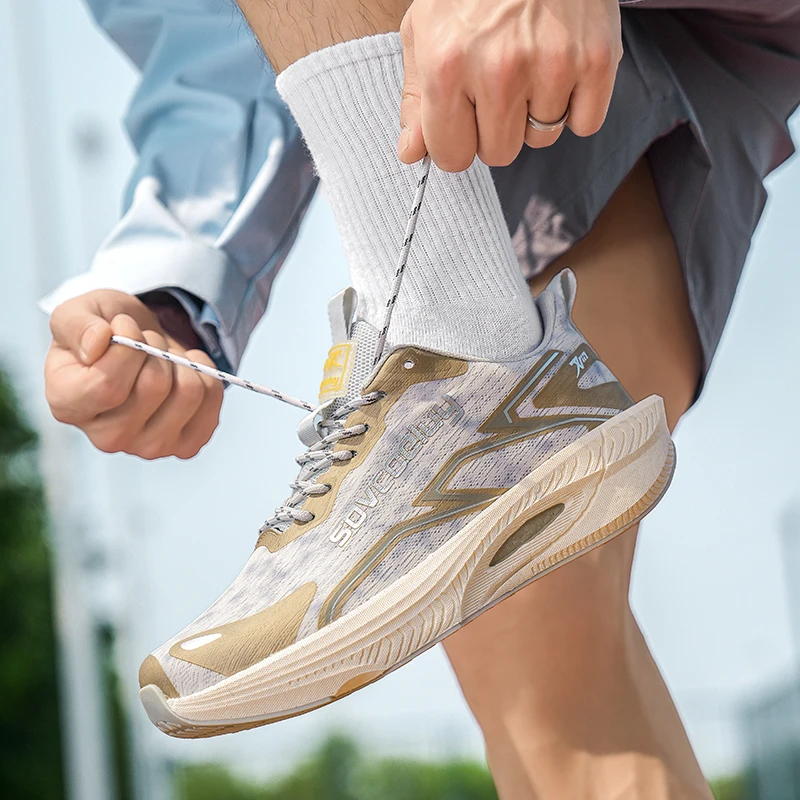 New Lightweight and Breathable Sneakers, Mesh Running Shoes, Ultra-light Popcorn Carbon Plate Casual Sneakers, Couple Style view 6