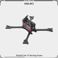 HGLRC Wind5 Lite V2 5inch Racing Frame 195mm Wheelbase Toray-T700 Spray Paint for RC FPV Freestyle Drone Part